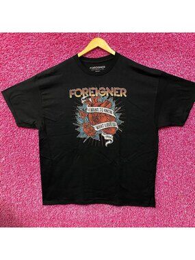 Foreigner Agent Provocateur I Wanna Know What Love Is T-Shirt  2XL